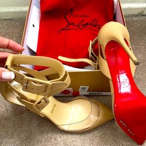 Barely worn Christian Loubitians